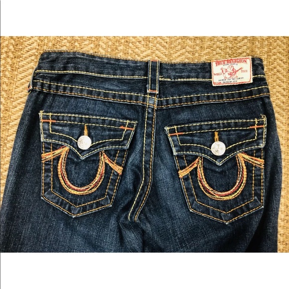 True Religion Denim - True Religion Joey rainbow Boot Cut Jeans 28
